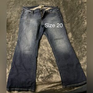 Signature by Levi Strauss Dark Blue Flare Jeans